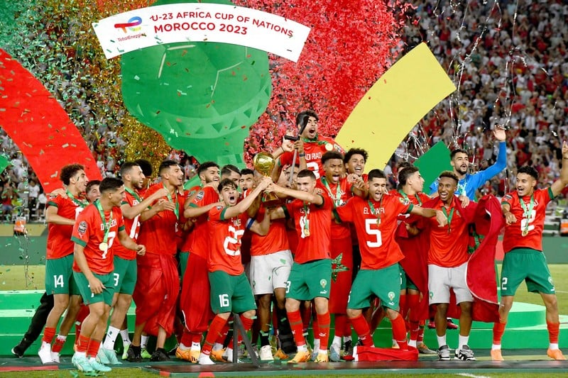 المنتخب المغربي الأولمبي يهزم مصر ويُتوج بكأس إفريقيا “لأقل من 23 سنة”