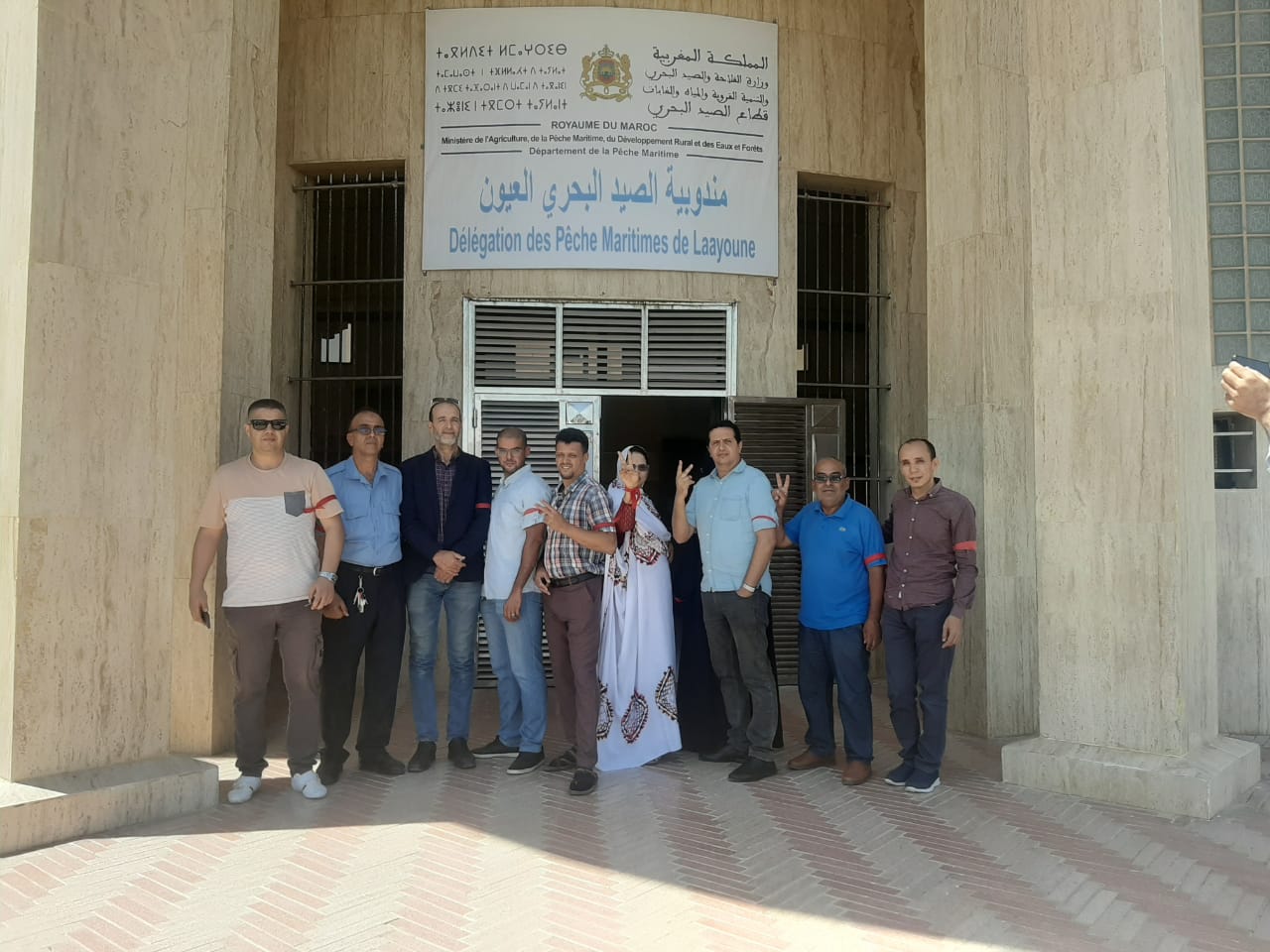 موظفي قطاع الصيد البحري بالاقاليم الجنوبية …. شاعلة !!