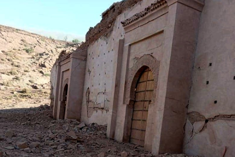 شظايا زلزال الحوز تصل إلى مسجد “تنمل” التاريخي مهد الدولة الموحدية