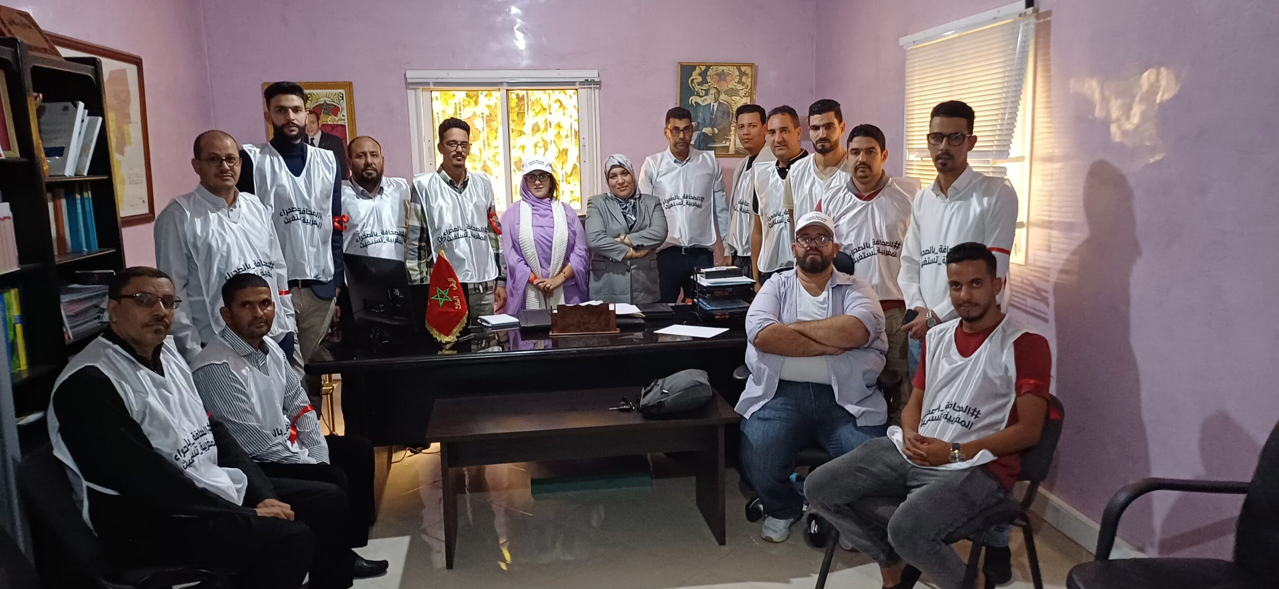 المديرة الجهوية للتواصل بالعيون تلتقي مقاولات الفيدرالية المغربية لناشري الصحف