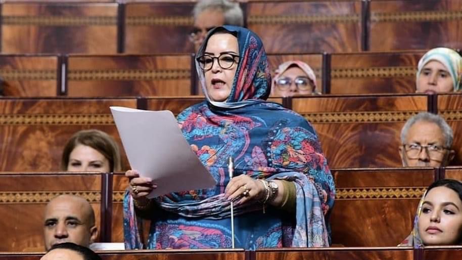 النائبة البرلمانية فاطمة السيدة تجر الوزير بنسعيد للمسائلة عن وضعية أرباب المقاولات الإعلامية بجهة العيون الساقية الحمراء