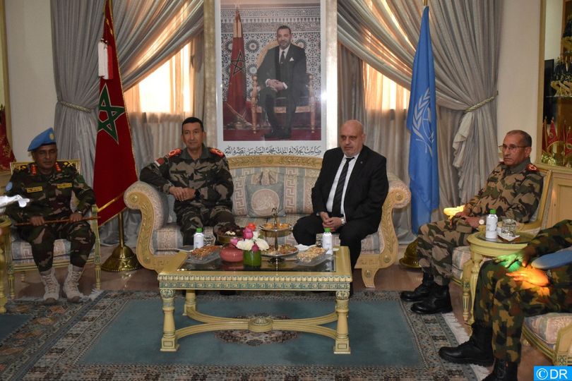 المفتش العام للقوات المسلحة الملكية يتباحث مع الممثل الخاص للأمين العام للأمم المتحدة رئيس بعثة المينورسو