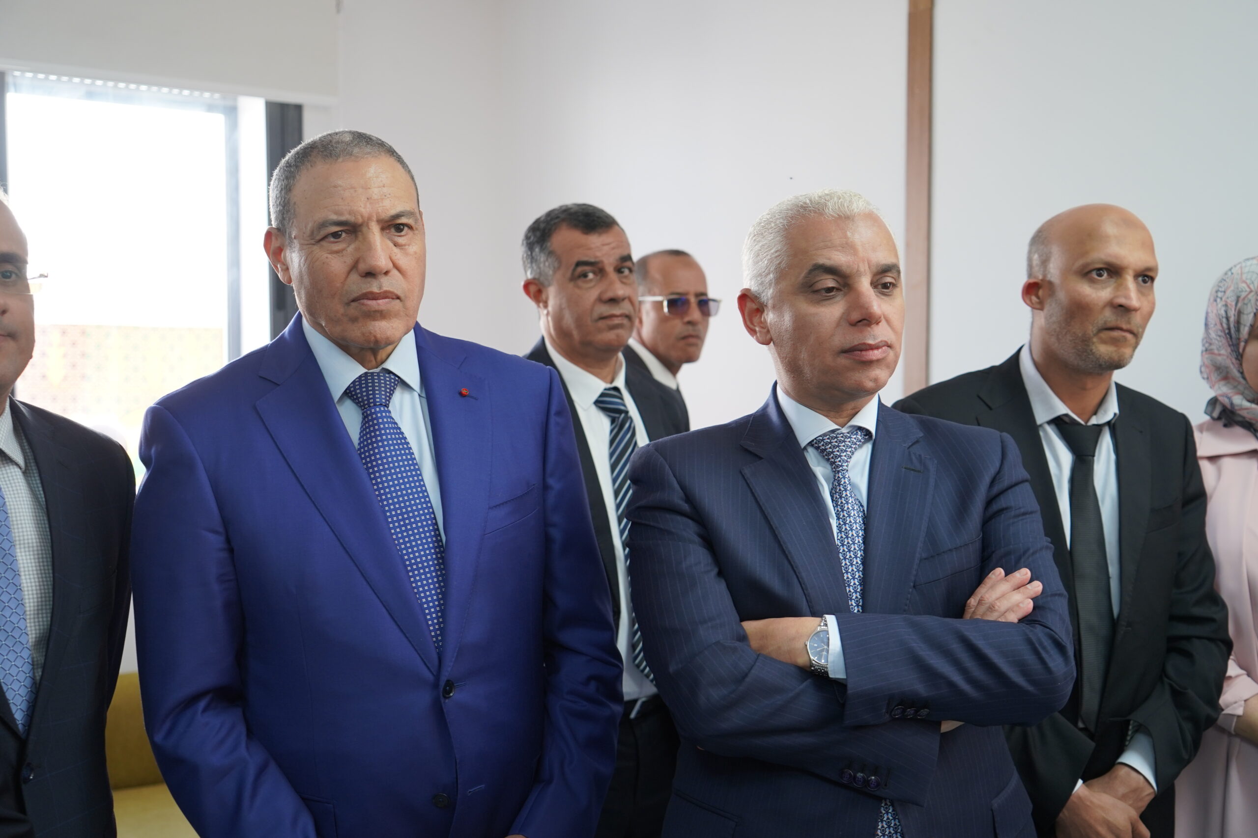 <br><br><p class="MsoNormal" align="center" dir="RTL" style="margin-bottom:6.0pt;text-align: center;line-height:115%;direction:rtl;unicode-bidi:embed"><b><span lang="AR-SA" style="font-size: 16pt; line-height: 115%; font-family: "Times New Roman", serif;">وزير الصحة والحماية الاجتماعية يشرف على إعطاء انطلاقة خدمات 15 مؤسسة صحية على مستوى ج<span style="background-color: rgb(255, 255, 255);">ه</span></span></b><b><span lang="AR-MA" style="font-size: 16pt; line-height: 115%; font-family: "Times New Roman", serif;">ة </span></b><b><span lang="AR-SA" style="font-size: 16pt; line-height: 115%; font-family: "Times New Roman", serif;">العيون الساقية الحمراء</span></b><b><span lang="EN-GB" dir="LTR" style="font-size: 16pt; line-height: 115%; font-family: "Times New Roman", serif;"></span></b></p><br><br>
