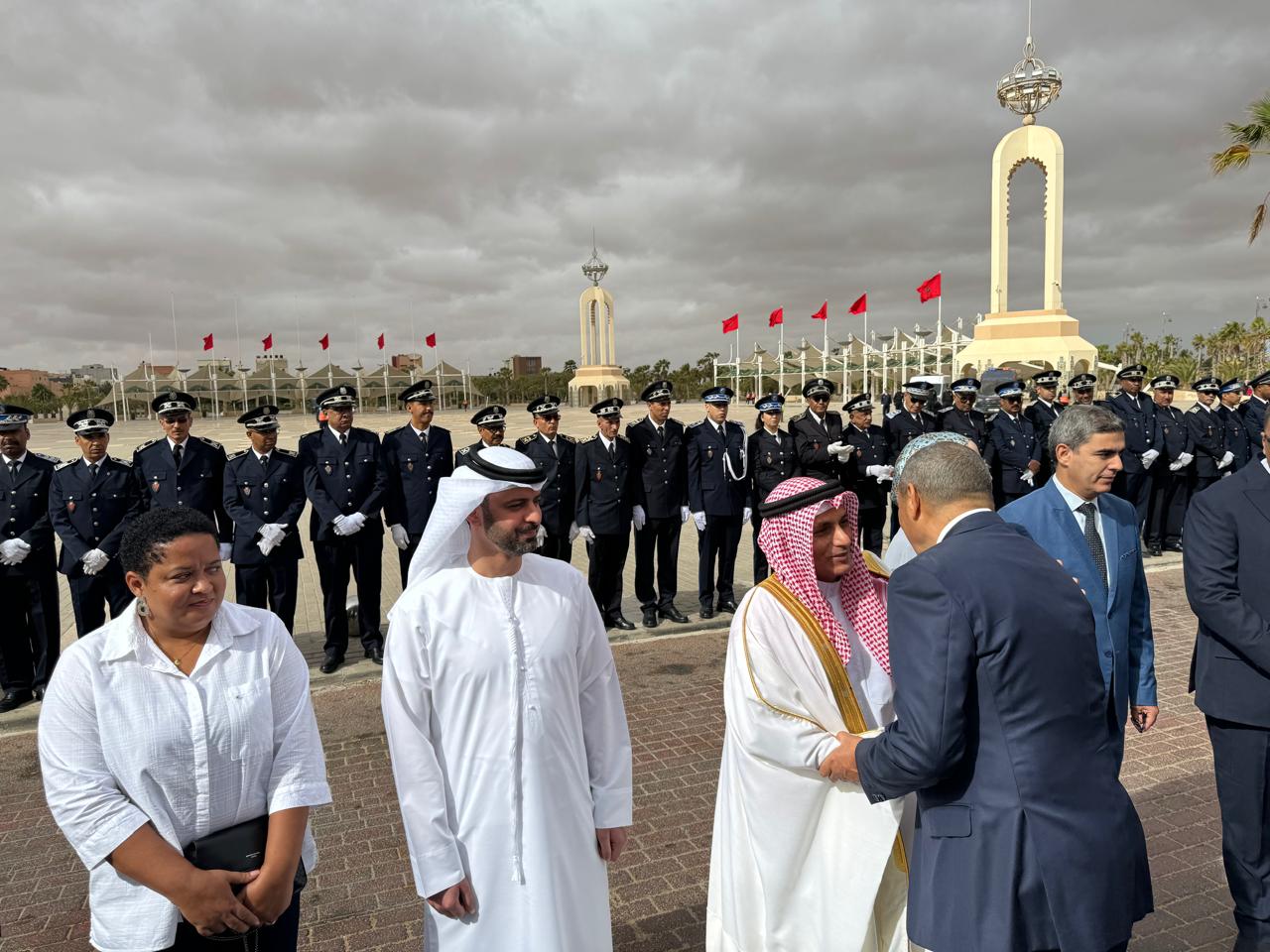 القنصل العام لمملكة البحرين يشارك احتفالية الذكرى ل68 لتأسيس المديرية العامة للأمن الوطني .<br>