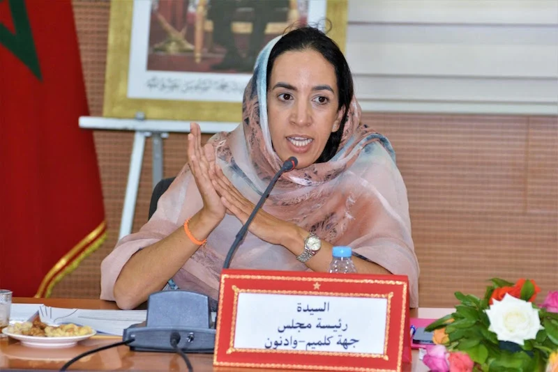 نحو إحداث مناطق للأنشطة الاقتصادية بجهة كلميم وادنون.. خمسة أسئلة لمباركة بوعيدة، رئيسة مجلس الجهة<span class="label label-info" style="box-sizing: initial; background-color: rgb(58, 135, 173); padding: 1px 4px 2px; border-radius: 3px; font-size: 11.844px; line-height: 14px; color: rgb(255, 255, 255); text-shadow: rgba(0, 0, 0, 0.25) 0px -1px 0px; white-space: nowrap; vertical-align: baseline; font-family: "Times New Roman";"></span>