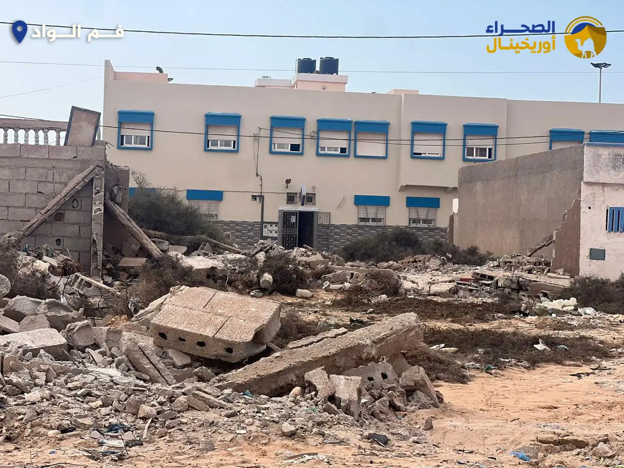 السلطات المحلية بفم الواد تهدم منازل ” احواش عشوائية” والساكنة تستنكر هذه الخطوة