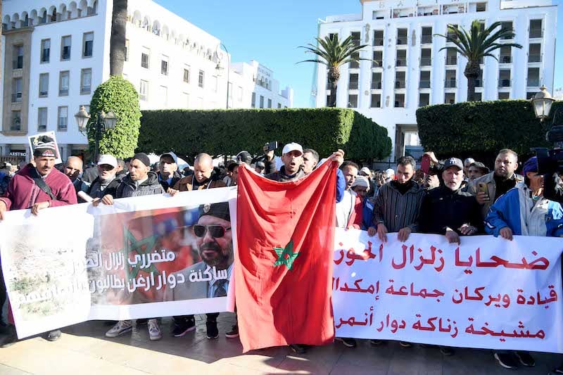 أزيد من 15 شهراً على زلزال الحوز.. المتضررون يحتجون بسبب تأخر الدعم