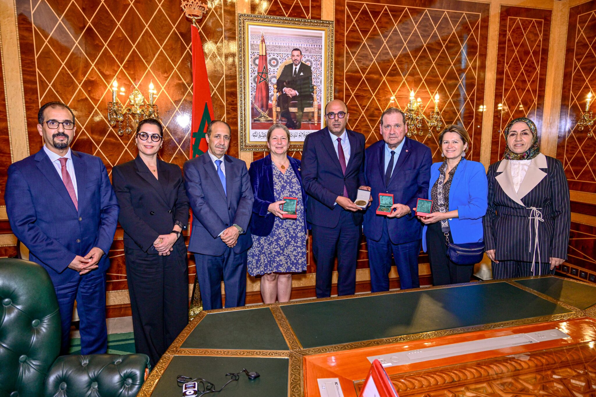 محمد ولد الرشيد يستقبل وفد مجموعة الصداقة الفرنسية المغربية بمجلس المستشارين