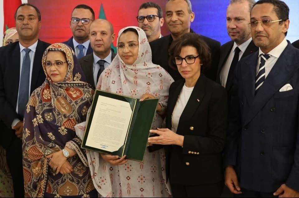 وزيرة الثقافة الفرنسية رشيدة داتي تزور مدينة الداخلة