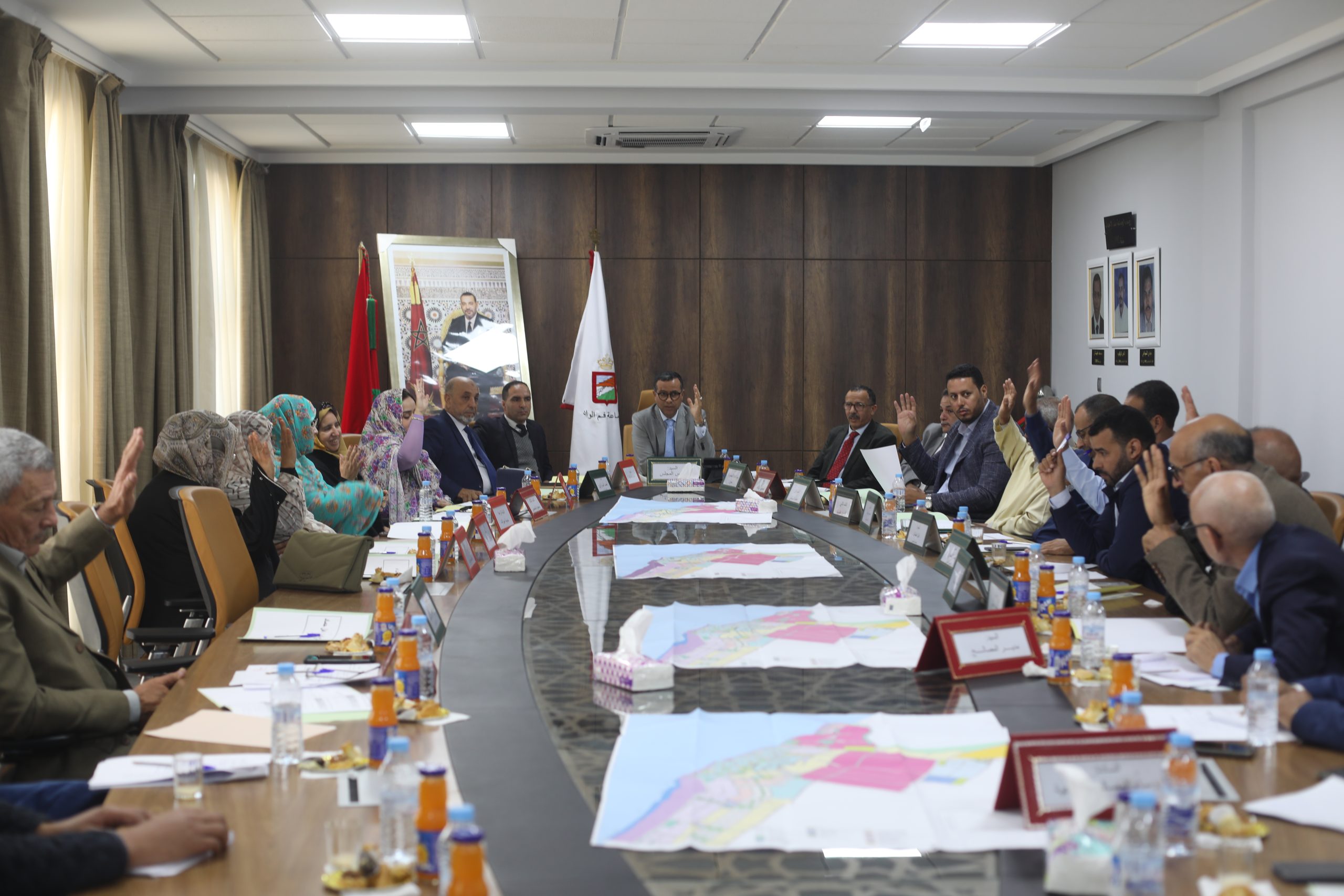مجلس جماعة فم الواد يعقد دورته العادية ويصادق على جميع النقط