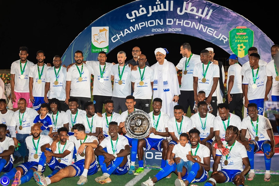نادي الهلال السوداني يتوج بطلا شرفيا للدوري الموريتاني الممتاز وبطلا للدوري السوداني