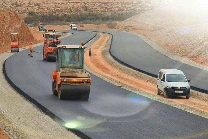 مشروع الطريق السريع تزنيت–الداخلة يشارف على الاكتمال ضمن النموذج التنموي للأقاليم الجنوبية